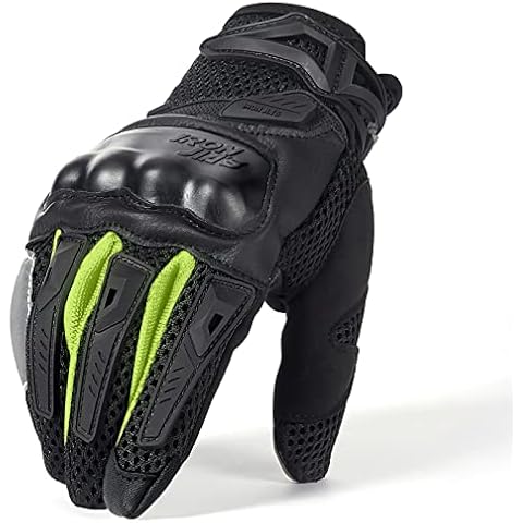 IRON JIA'S Motorcycle Gloves, Touch Screen Breathable Summer Gloves for Scooter, Climbing, Hunting, Motocross and Other Outdoor Sports - Green, XL Cover
