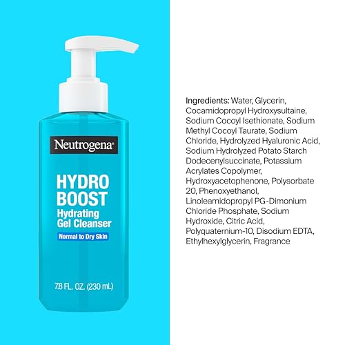 Neutrogena Hydro Boost Hydrating Foaming Gel Cleanser, 7.8 oz — view 8
