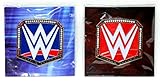 Loot Crate Set of 2 WWE Women's Raw RED and Smackdown Blue Championship Pins Slam Crate