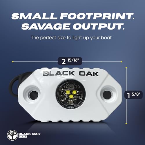 image for Black Oak LED Marine LED Boat Light Marine Accent Lights, Fishing, Cou