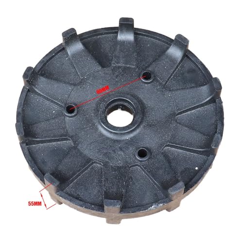 SPTBMDJ Automotive Replacement Parts Rubber Track Drive Sprocket Plastic Idler for ATV UTV Buggy Quad Snow Track System Wheel Rims Replacement Parts Long Service Life(No Bearing)