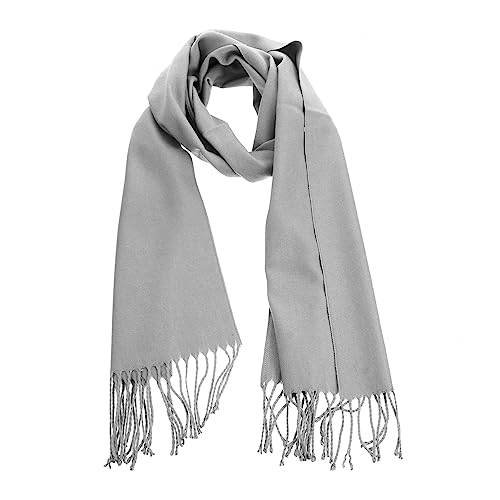 1pc Imitation Cashmere Boy Girl Neck Warmer Solid Color Scarf for Boys and Girls Warm Shawl for Daily Wear Outdoor Activities Chic Comfortable Design