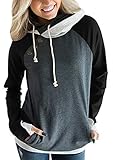 Vielseitig kombinierbar: Ob zu Jeans, Leggings oder Shorts, der Hiistand Damen Kapuzenpullover lässt sich vielseitig kombinieren und ist ein echtes Must-Have für jede Fashionista.