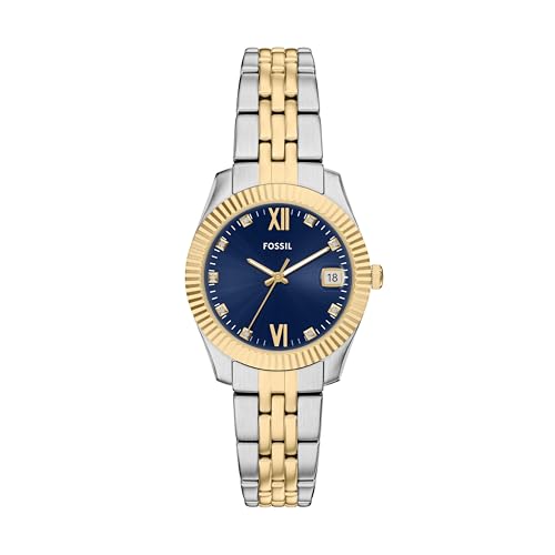 Fossil Womens Watch Scarlette Quartz Stainless Steel Three-Hand Watch for Women