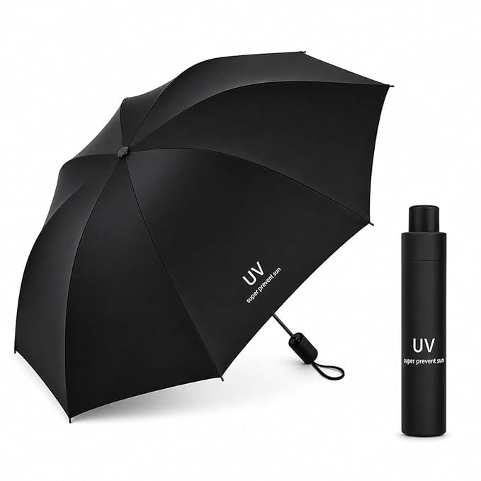 glimzo Portable Auto Open & Close Travel Umbrella – Windproof UV Protection with SPF 50+ Sun & Rain Protection Compact Folding Car Umbrella for Men & Women-picture-45