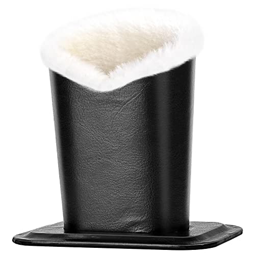 Image of Plush Fluffy Lined Anti-scratch Eyeglasses Holder Protective Glasses Stand Case