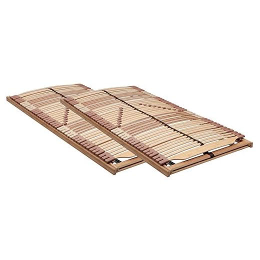 Malie XXL-Set 180x220 cm bestehend aus: 2 x Lattenrost Panda-Superflex XXL NV Nicht verstellbar in Überlänge 90x220 cm bis 200 kg getestet - SOFORT LIEFERBAR