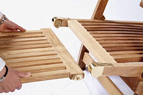 Teak Liegestuhl Kai Wiechmann für den Garten