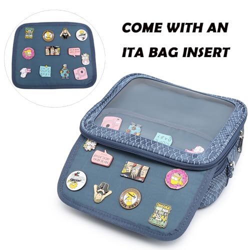 RAINBOW SMILE Ita Bag Kawaii Crossbody Purse Bag Messenger Clear Shoulder Bags Pin Display Bag4