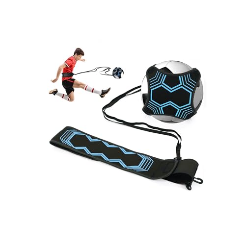 xuntuo Football Kick Trainer Soccer Training Football Training Equipment for Kids and Adults Hands Free Solo Practice