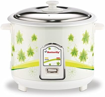 BUTTERFLY JADE 1.8 Liter Rice Cooker, White