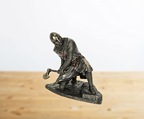 Estatua Veronese Design Templario arrodillado de 6.88 pulg miniatura 4