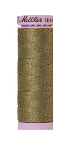 Hilo de Algodón Mettler Silk-Finish 150m Olive Drab miniatura 1