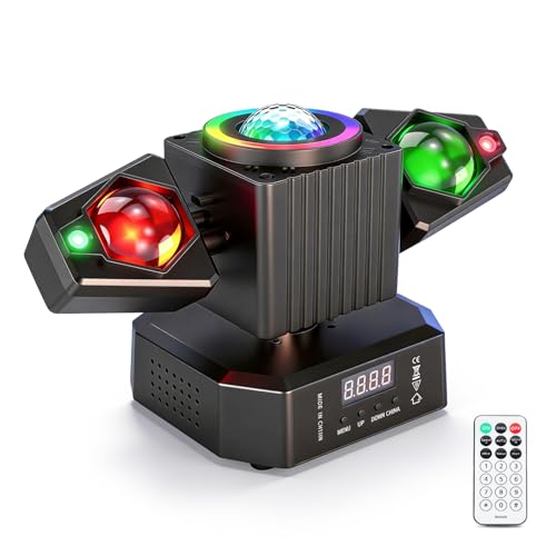 Lumière disco pour fête avec télécommande stroboscopique projecteur de bal disco DJ de Noël