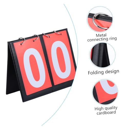 Marcador Manual de Básquetbol de 2 Dígitos Rojo miniatura 5