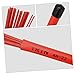 Hemoton Telescopic Drum Brush Set for Jazz Drumming Handle Brushes for Smooth Sound for Beginners and Youth Bands Durable Steel Wire Design Red
