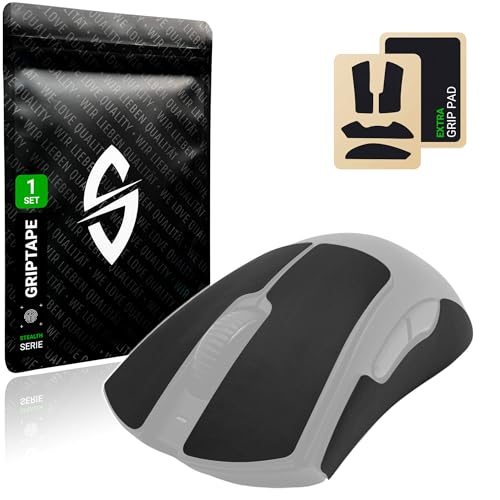 SensoryBoost Maus Grip Tape – kompatibel mit Razer Deathadder V3 Pro (inkl. Zuschnitt-Pad) Schweißabsorbierend, extrem rutschfest & Ultradünn (0,5 mm) – Rückstandsfrei – Gaming Zubehör