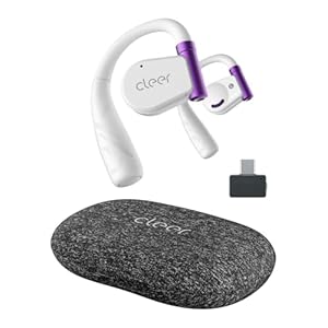 Cleer ARC II Gaming Earbuds – True Wireless Open Ear Headphones, Ultra-Low Latency, Snapdragon Sound, Bluetooth 5.3, USB-C Dongle, 35Hr Battery, Compatible with PS4, PS5, PC, Switch,White