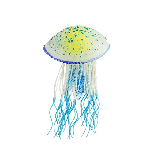 Aquarium-Dekoration, Pendel, Aquarium, schwimmend, fluoreszierend, künstliche Qualle, nützlich und professionell