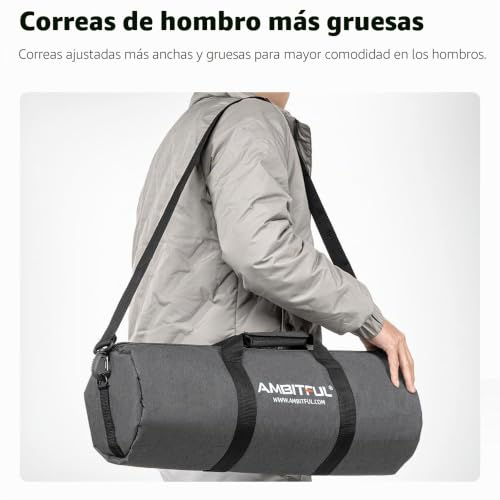 Funda para trípodes AMBITFUL y soportes de luz 140x22 cm para estudio 6