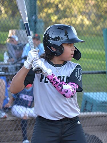 Coolomg Breast Cancer Awareness Arm Sleeves Pink Ribbon Compression Arm Sleeves For Women Men Kids Youth Pink S #TOP6