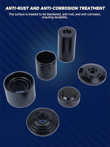 10-Piece Ball Joint Press Kit, Heavy Duty Ball Joint Removal Tool Kit with 4x4 Adapters, for Most 2WD and 4WD Cars and Light Trucks
