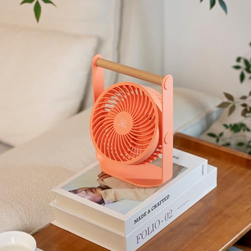 Ventilateur de bureau Gingko Lyra portable rechargeable USB