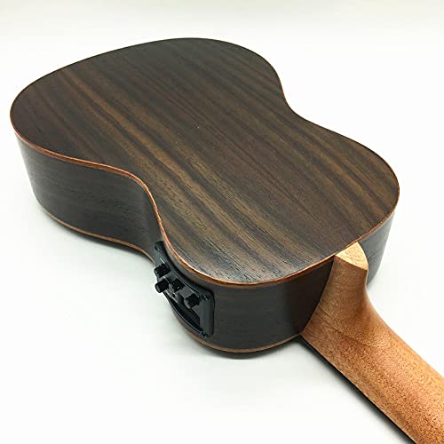 KEPOHK Ukulélé acoustique de concert 23 pouces, uku électrique avec égaliseur de micro, bois de rose entier hawaïen 4… - Les Beatles, Paul McCartney, John Lennon, RIngo Starr, George Harrison KEPOHK Ukulélé acoustique de concert 23 pouces, uku électrique avec égaliseur de micro, bois de rose entier hawaïen 4… – Image 5