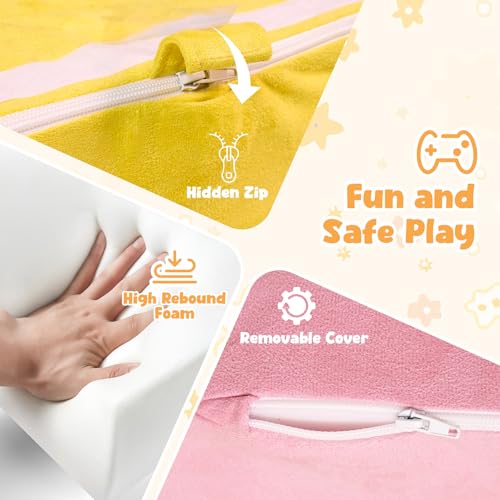 Image of STAOLENE Foam Climbing Blocks for Toddlers 1-3, Soft Play Climbing Toys Climb and Crawl Climbing Toys Soft Foam Play Set (Multicolor)