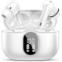 Bluetooth Kopfhörer, Kopfhörer Kabellos Bluetooth 5.4 Sport In Ear Kopfhörer mit 4 Mikrofon, 40 std Spielzeit, LED-Anzeige, ENC Lärmreduzierung, Tiefer Bass Ohrhörer für Arbeit und Studium