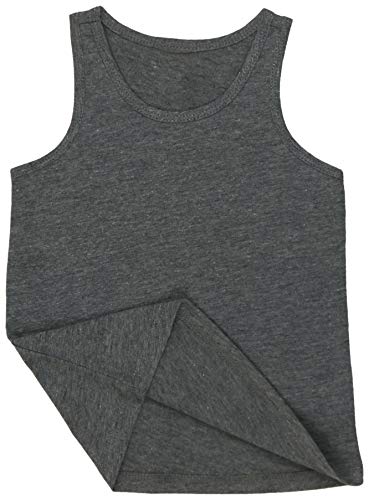 Image of ToBeInStyle Kids Boys Girls Soft Lightweight Jersey Scoop Neck Tank Top