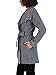 Tahari Women's Peacoat Wool Blend Lapel Collar Trench Coat, Ash, Medium