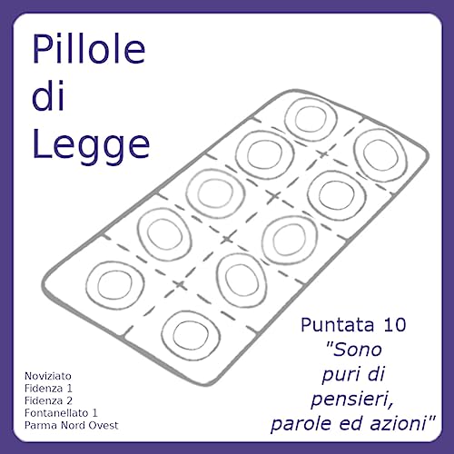 『Articolo 10 - Sono puri di pensieri, parole ed azioni』のカバーアート
