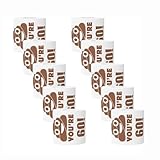 Papel higiénico con estampado divertido, rollo de papel higiénico con temática de cumpleaños (paquete de 10 rollos), papel higiénico de madera virgen de colores, papel higiénico grueso, suave, fuerte