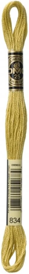 DMC Stranded Cotton Embroidery Thread 834 - per Skein