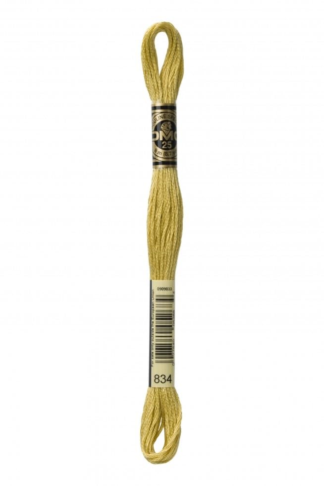 Image of DMC Stranded Cotton Embroidery Thread 834 - per Skein