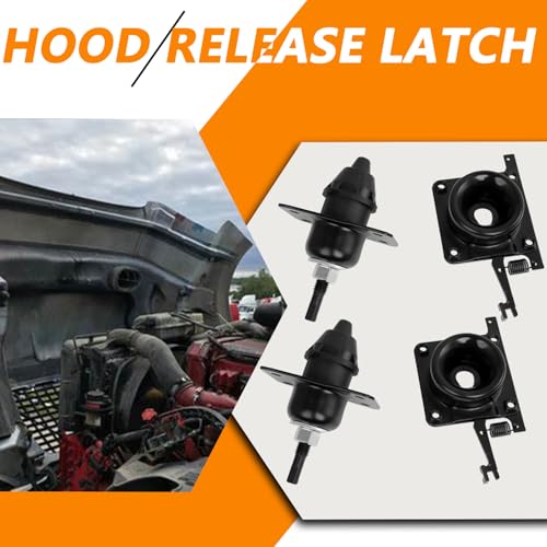 Hood Release Latch Compatible with Volvo VN VNL 2004-2018, 4PCS by HNeekyr - Used condition - Image 7