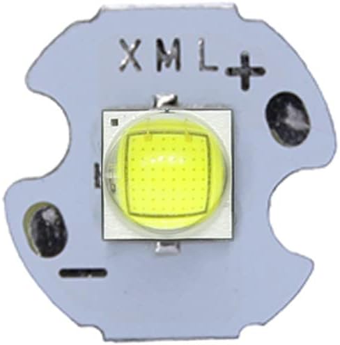 AETOOL - 10W Cold White Cree XML2 XM-L2 T6 LED Light Diode Lamp+20mm/22mm DC3.7V 12𝖵 Driver DIY Flashlight (LED14mm White PCB 22mm 5 Mode Driver)