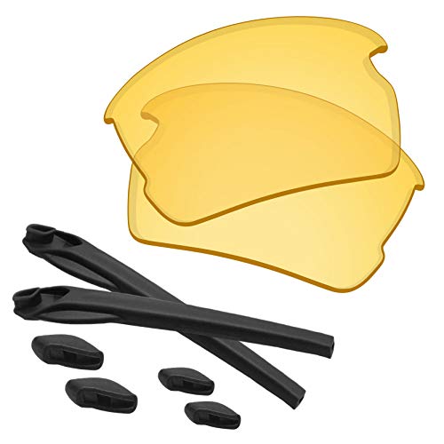 Image of Flak 2.0 Lenses & Rubber Kits Replacement for Oakley Sunglass OO9295 Polarized