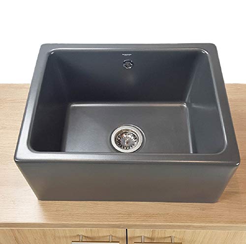 Belfast - Lavello Timbre D'office con 1 vasca, colore: Antracite