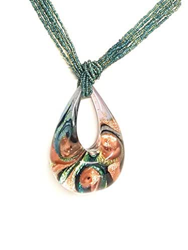 Venetiaurum - Bracciale Donna Con Perle In Vetro Originale Di Murano E