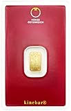 1g Lipizzaner Goldbarren Kinebar Münze Österreich