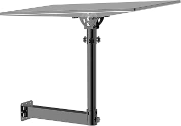 Starlink Wall Mount for Standard 4/4X/Gen 3, Aluminum Angle Tilt Adapter | Aluminum alloy construction for durability; 160 tilt for optimal signal; compatible with Starlink Gen 3 Standard Dish;