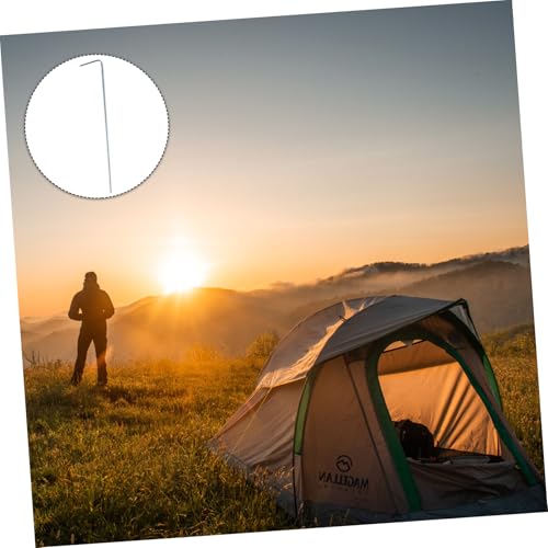 40 Piquetas para Tienda de Campaña de Inoxidable Resistente Accesorios Camping Senderismo 5
