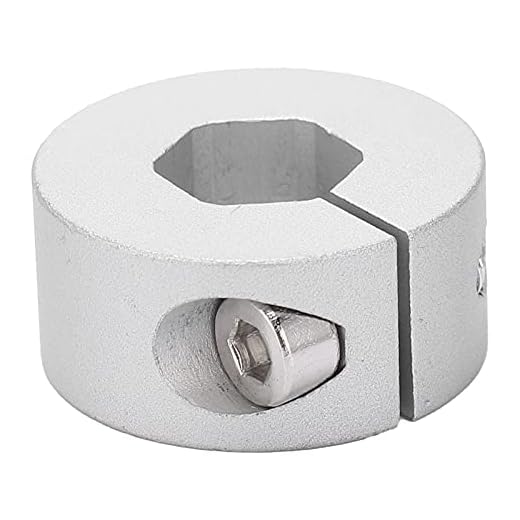 Fafeicy Spännkrage i Aluminium, Hål 29mm (1-1/10 Inch), Sexkantsdrivning 3mm/(1/10 Inch), Längd 12mm (1/2 Inch), Fästande Robottillbehör