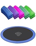 Trampolin Randschutz Polsterung Schaumstoff EPE | hohe Dichte 23 kg/m³ | Befestigung mit Gummibänder innen - flexibel und einfach.