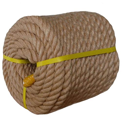 ๐ฅ Crazy Deals Twisted Manila Rope Jute Rope (1 in x 100 ft) Natural Thick Hemp Rope for Nautical, Landscaping, Railings, Hammock, Decorating ๐ฅ Crazy Deals Twisted Manila Rope Jute Rope (1 in x 100 ft) Natural Thick Hemp Rope for Nautical, Landscaping, Railings, Hammock, Decorating