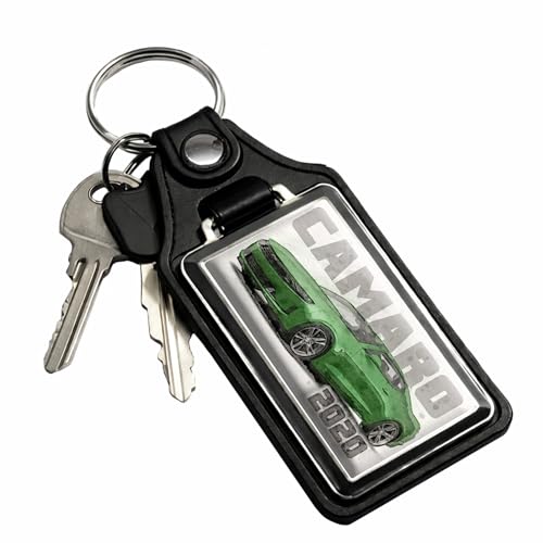 Image of Brotherhood Car Key Chain for Camaro - Classic Models Keychain for Men and Women Gift Key Ring - -