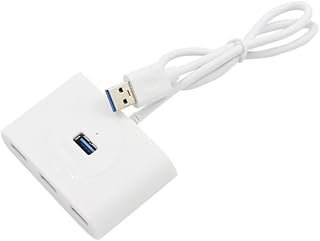 Hemobllo Portable Hub for Notebook USB Type c to USB 3.0 Hub Adapter 4 Port USB to USB 3.0 Hub PC Laptop USB Hub for PC Charging Adapter USB Hub for Computer USB Adapter USB Hub for Laptop