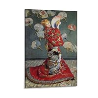 輸入雑貨　クロード・モネ作　『ラ・ジャポネーズ』　天然水晶石　クリスタルアート 輸入雑貨 クロード・モネ作 『ラ・ジャポネーズ』 天然水晶石